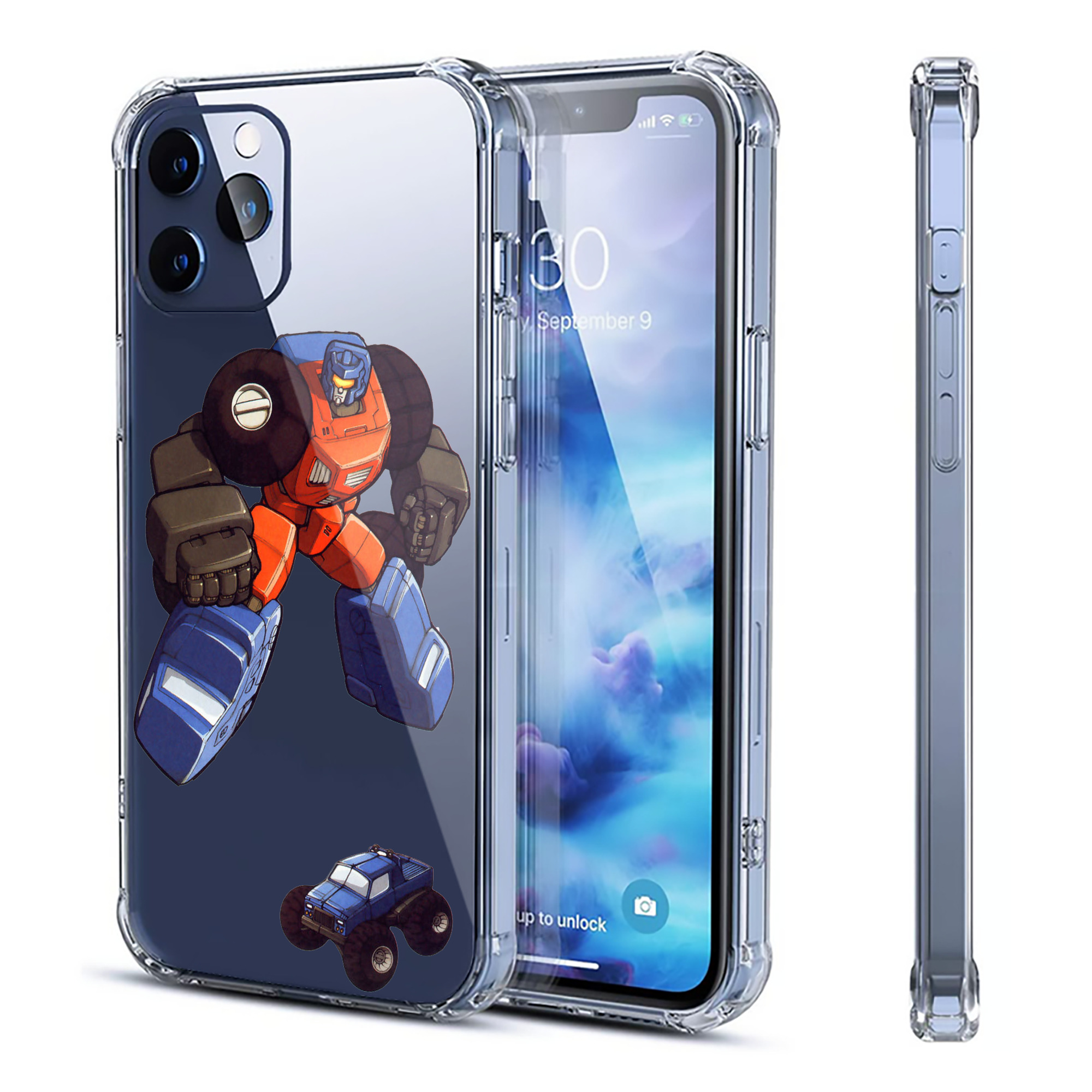 （画像用）  【iPhone 12シリーズ対応】透明スマホケース（クリアソフトケース）